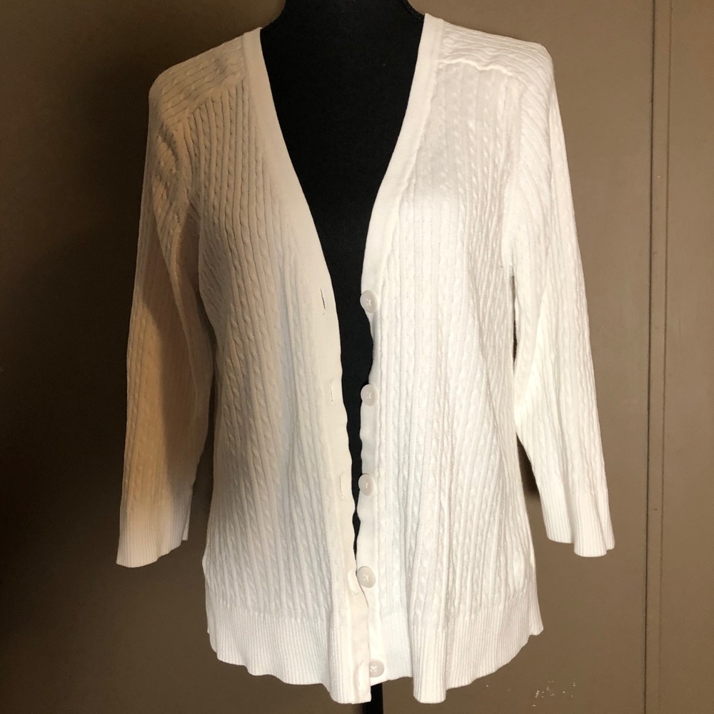 White Cardigan